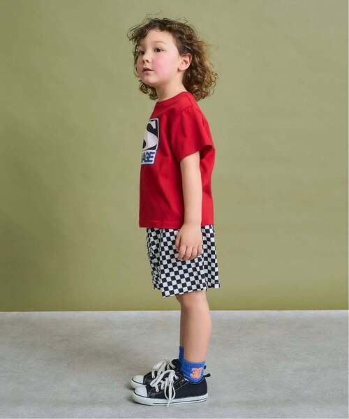 b・ROOM（ビールーム）の「【防汚・速乾・型崩れしない】選べる８パターンアソートプリントTシャツ（Tシャツ/カットソー・キッズ・ネイビー/グリーン系その他/レッド系その他/トップグレー/レンガ/アイボリー/ブラック/ターコイズブルー・90cm/100cm/110cm/120cm/130cm/150cm/140cm）」の12枚目の写真