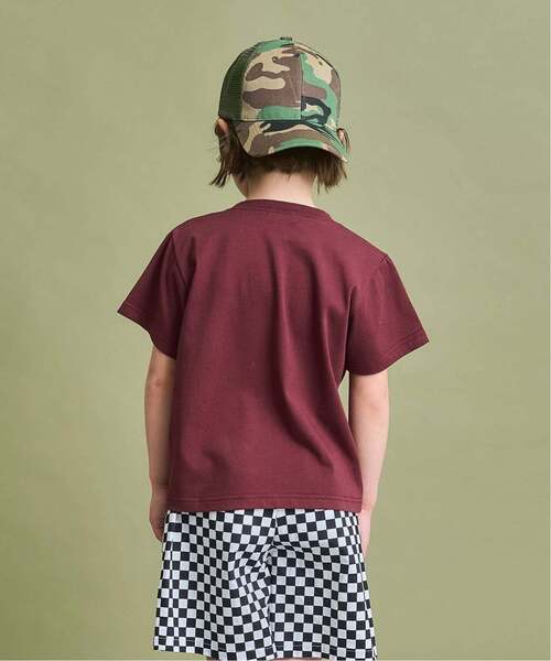 b・ROOM（ビールーム）の「【防汚・速乾・型崩れしない】選べる８パターンアソートプリントTシャツ（Tシャツ/カットソー・キッズ・ネイビー/グリーン系その他/レッド系その他/トップグレー/レンガ/アイボリー/ブラック/ターコイズブルー・90cm/100cm/110cm/120cm/130cm/150cm/140cm）」の21枚目の写真