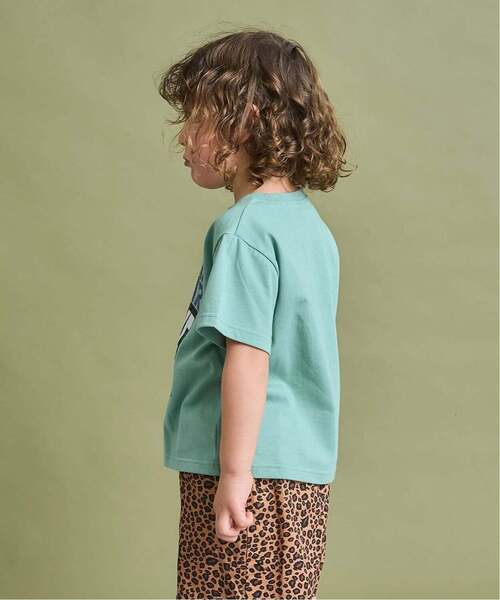 b・ROOM（ビールーム）の「【防汚・速乾・型崩れしない】選べる８パターンアソートプリントTシャツ（Tシャツ/カットソー・キッズ・ネイビー/グリーン系その他/レッド系その他/トップグレー/レンガ/アイボリー/ブラック/ターコイズブルー・90cm/100cm/110cm/120cm/130cm/150cm/140cm）」の17枚目の写真