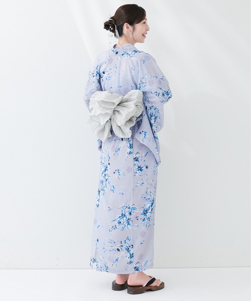 natural couture（ナチュラルクチュール）の「〈MARY QUANTコラボ〉NEW２WAY浴衣（浴衣・レディース・ピンク系その他/グレー系その他/ネイビー/ベージュ系その他・MEDIUM/LARGE）」の6枚目の写真