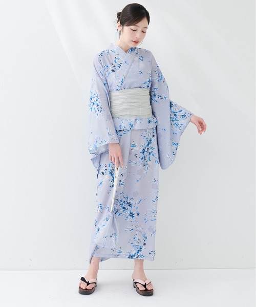 natural couture（ナチュラルクチュール）の「〈MARY QUANTコラボ〉NEW２WAY浴衣（浴衣・レディース・ピンク系その他/グレー系その他/ネイビー/ベージュ系その他・MEDIUM/LARGE）」の5枚目の写真