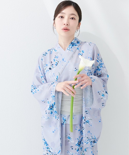 natural couture（ナチュラルクチュール）の「〈MARY QUANTコラボ〉NEW２WAY浴衣（浴衣・レディース・ピンク系その他/グレー系その他/ネイビー/ベージュ系その他・MEDIUM/LARGE）」の12枚目の写真