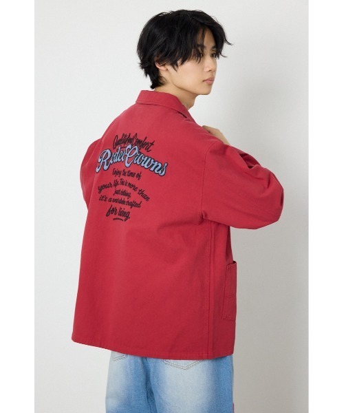 RODEO CROWNS WIDE BOWL（ロデオクラウンズワイドボウル）の「エンジニアジャケット（その他アウター・メンズ・アイボリー/ブラック/レッド・MEDIUM/LARGE）」の6枚目の写真