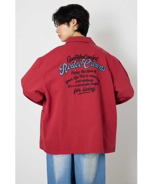 RODEO CROWNS WIDE BOWL（ロデオクラウンズワイドボウル）の「エンジニアジャケット（その他アウター・メンズ・アイボリー/ブラック/レッド・MEDIUM/LARGE）」の7枚目の写真