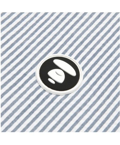 AAPE BY A BATHING APE（エーエイプバイアベイシングエイプ）の「AAPE NOW SHORT SLEEVE SHIRT(stripe)（シャツ/ブラウス・メンズ・ブルー系その他3/ブルー系その他・MEDIUM/LARGE/X-LARGE/SMALL）」の7枚目の写真