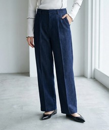 STYLE DELI（スタイルデリ）の「デニム風センターラインストレートパンツ（デニムパンツ）」