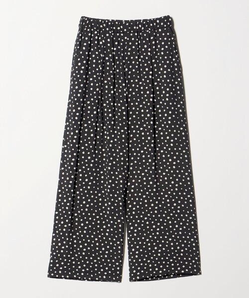 green label relaxing（グリーンレーベルリラクシング）の「［size SHORTあり］【WEB限定】＜at ease＞ドロスト ワイド パンツ（その他パンツ・レディース・ブラウン/その他1/ブラック/ナチュラル・FREE/SHORT）」の6枚目の写真