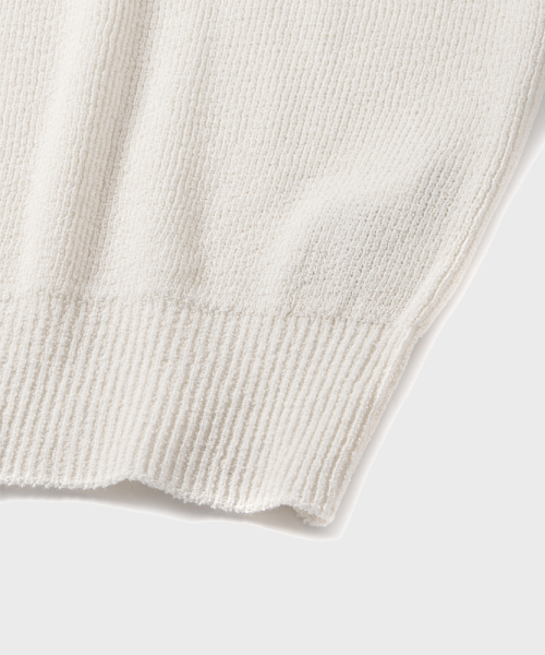 NONBLANK(ノンブランク)の「ラグランハーフスリーブカラー ニット_IVORY(ニット/セーター・レディース・その他・MEDIUM/LARGE/SMALL/X-LARGE)」の6枚目の写真