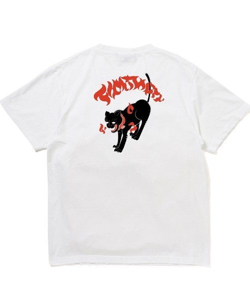 430（フォーサーティ）の「mt10448- TF BAKENEKO S-S TEE Tシャツ(26-132)（Tシャツ/カットソー・メンズ・ブラック系その他/ブラック/サックスブルー/ホワイト/ベージュ・3/2/1/0）」の2枚目の写真