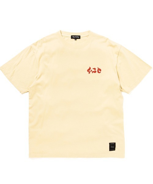 430（フォーサーティ）の「mt10448- TF BAKENEKO S-S TEE Tシャツ(26-132)（Tシャツ/カットソー・メンズ・ブラック系その他/ブラック/サックスブルー/ホワイト/ベージュ・3/2/1/0）」の6枚目の写真