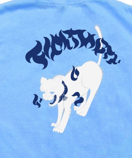 430（フォーサーティ）の「mt10448- TF BAKENEKO S-S TEE Tシャツ(26-132)（Tシャツ/カットソー・メンズ・ブラック系その他/ブラック/サックスブルー/ホワイト/ベージュ・3/2/1/0）」の14枚目の写真