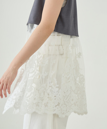 IENA LA BOUCLE（イエナラブークル）の「IENA LA BOUCLE チュールレースノースリーブベスト（ベスト）」