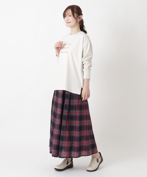 one'sterrace(ワンズテラス)の「パンジー ハンズフリースリッポンシューズ(スニーカー・レディース・アイボリー系8・03/02)」の8枚目の写真