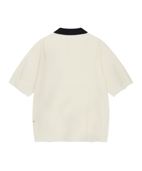 COVERNAT(カバーナット)の「オープンカラー ハーフニット アイボリー(ニット/セーター・メンズ・その他・SMALL/MEDIUM/LARGE/X-LARGE/XX-LARGE)」の10枚目の写真