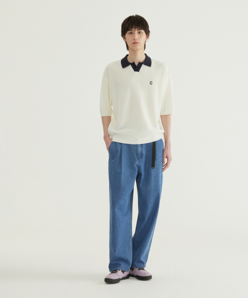 COVERNAT(カバーナット)の「オープンカラー ハーフニット アイボリー(ニット/セーター・メンズ・その他・SMALL/MEDIUM/LARGE/X-LARGE/XX-LARGE)」の9枚目の写真