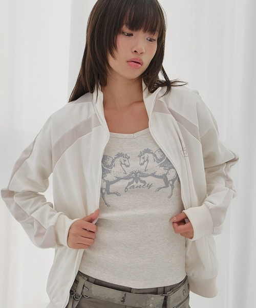 FANCY CLUB（ファンシークラブ）の「FANCY CLUB／ペガサスリブT（Tシャツ/カットソー・レディース・ナチュラル/ブラック・FREE）」の8枚目の写真