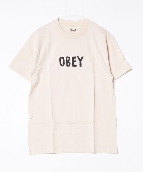 OBEY(オベイ)の「【T18】【OBEY/オベイ】OG T-shirt(Tシャツ/カットソー・メンズ・アイボリー/ブラック/ホワイト・LARGE/X-LARGE/MEDIUM)」の2枚目の写真