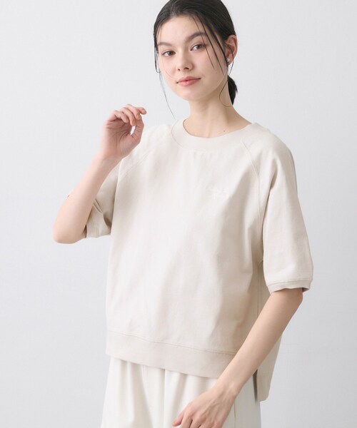 Dessin（デッサン）の「【洗える】ミニ裏毛刺繍ロゴプルオーバー（Tシャツ/カットソー・レディース・ライトグレー/ホワイト系/ナチュラル・03/02/01）」の18枚目の写真