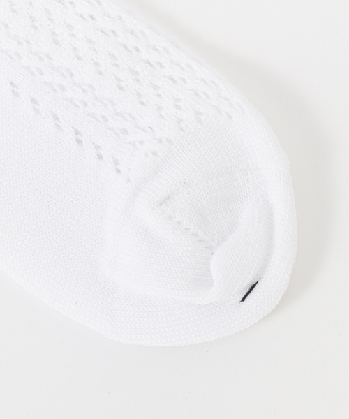 Spick & Span（スピックアンドスパン）の「CONLEAD / コンリード LACE SHORT（ソックス/靴下・レディース・ベージュ/レッド/ホワイト・FREE）」の4枚目の写真