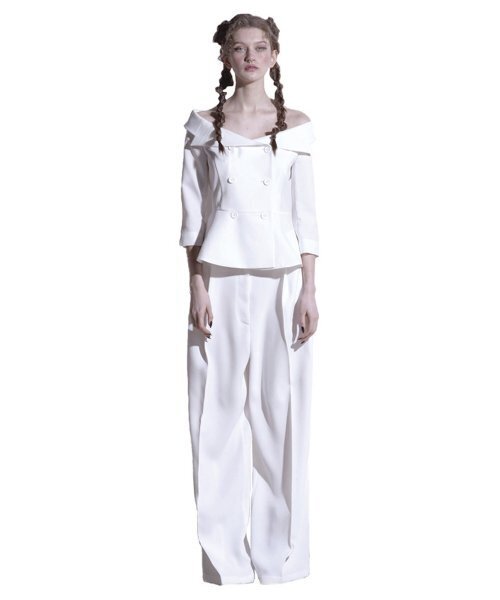 GREEDILOUS(グリディアス)の「ホワイトバックポケットパンツ(その他パンツ・レディース・その他・S/M/L/XS)」の1枚目の写真