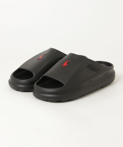 POLO RALPH LAUREN(ポロ ラルフ ローレン)の「ポロ ラルフ ローレン SABER SLIDE サーベル スライド サンダル(サンダル・メンズ・ブラック/ブルー・90/100/80)」の8枚目の写真