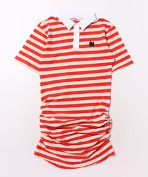MSGM KIDS（エムエスジーエムキッズ）の「MSGM KIDS マリンストライプ ポロワンピース（ワンピース）」