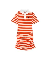 MSGM KIDS（エムエスジーエムキッズ）の「MSGM KIDS マリンストライプ ポロワンピース（ワンピース）」