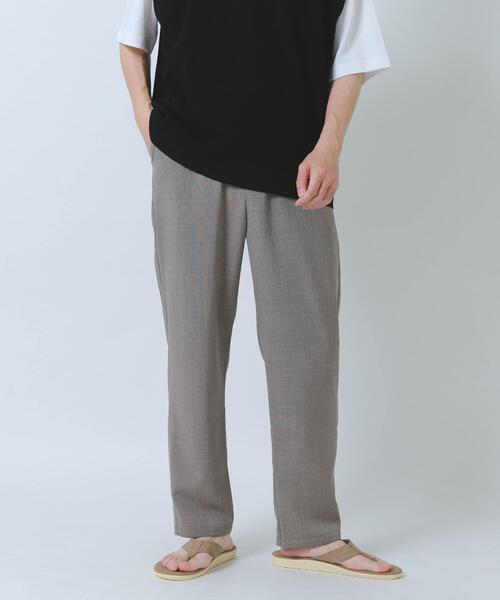 ITEMS URBANRESEARCH(アイテムズ アーバンリサーチ)の「『接触冷感/吸水速乾/イージーケア/UVカット』クイックドライリネンタッチイージーパンツ(その他パンツ・メンズ・ベージュ/チャコールグレー/ブラック/オリーブ・MEDIUM/LARGE)」の22枚目の写真