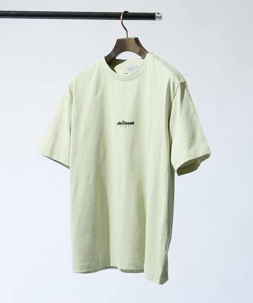 ABAHOUSE GRAY(アバハウスグレイ)の「【CITY PRINT】半袖Tシャツ(Tシャツ/カットソー・メンズ・ブルー/チャコールグレー/ホワイト/イエロー/ネイビー・46/48)」の5枚目の写真