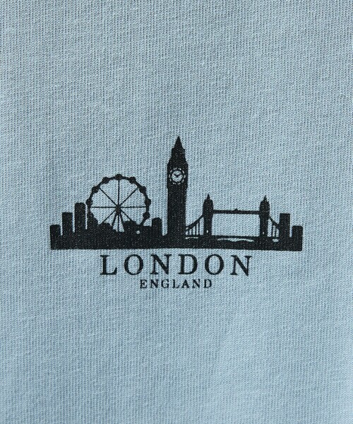 ABAHOUSE GRAY(アバハウスグレイ)の「【CITY PRINT】半袖Tシャツ(Tシャツ/カットソー・メンズ・ブルー/チャコールグレー/ホワイト/イエロー/ネイビー・46/48)」の13枚目の写真