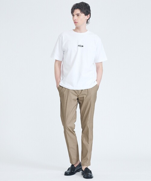 ABAHOUSE GRAY(アバハウスグレイ)の「【CITY PRINT】半袖Tシャツ(Tシャツ/カットソー・メンズ・ブルー/チャコールグレー/ホワイト/イエロー/ネイビー・46/48)」の22枚目の写真