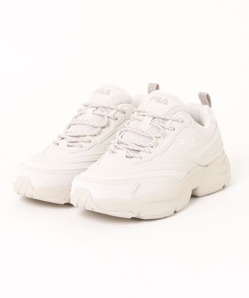 FILA(フィラ)の「【FILA】厚底スニーカー RAYRUN V2(スニーカー・レディース・ベージュ・23.0cm/23.5cm/24.0cm/24.5cm/25.0cm)」の1枚目の写真