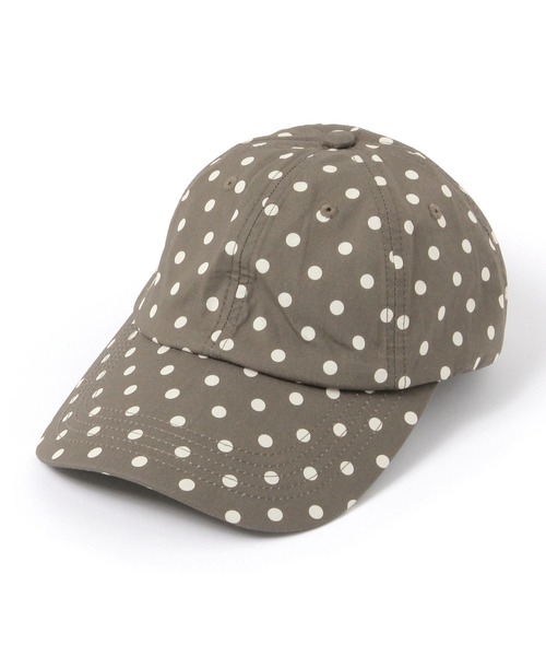 GLOBAL WORK(グローバルワーク)の「UV遮熱ドットCAP/659096(キャップ・レディース・オフホワイト/ブラック/ライトグレー・FREE)」の1枚目の写真