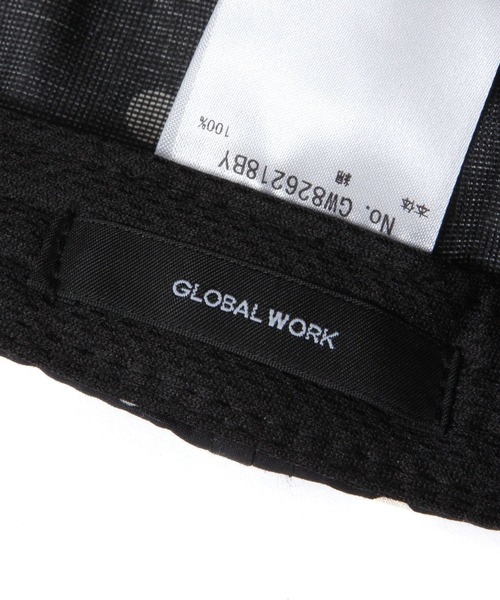 GLOBAL WORK(グローバルワーク)の「UV遮熱ドットCAP/659096(キャップ・レディース・オフホワイト/ブラック/ライトグレー・FREE)」の8枚目の写真