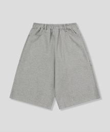 SLOW RECORD HOUSE（スローレコードハウス）の「カーペンター バミューダ ワイド スウェットパンツ_グレー（その他パンツ）」