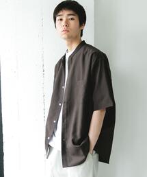URBAN RESEARCH DOORS | 『吸水速乾』セオアルファバンドカラーショートスリーブシャツ(シャツ/ブラウス)