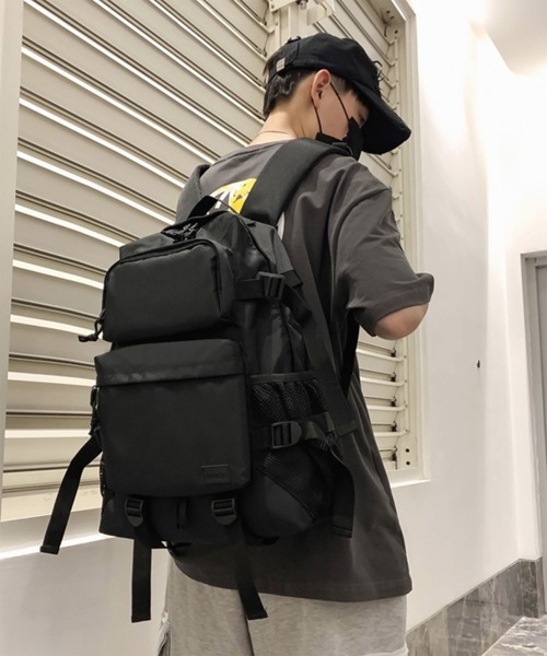 WESTBOY(ウエストボーイ)の「バックパック 20L リュックサック ユニセックス ノートPC収納可 WO26S8BG01(バックパック/リュック・メンズ・ブラック・FREE)」の2枚目の写真