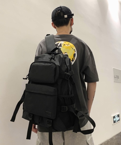 WESTBOY(ウエストボーイ)の「バックパック 20L リュックサック ユニセックス ノートPC収納可 WO26S8BG01(バックパック/リュック・メンズ・ブラック・FREE)」の5枚目の写真