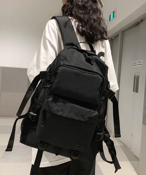 WESTBOY(ウエストボーイ)の「バックパック 20L リュックサック ユニセックス ノートPC収納可 WO26S8BG01(バックパック/リュック・メンズ・ブラック・FREE)」の12枚目の写真