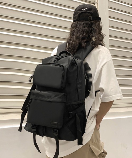 WESTBOY(ウエストボーイ)の「バックパック 20L リュックサック ユニセックス ノートPC収納可 WO26S8BG01(バックパック/リュック・メンズ・ブラック・FREE)」の9枚目の写真