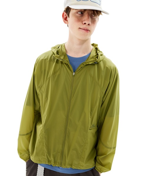SUNLOVE（サンラブ）の「PERTEX Nimbus Light Jacket（マウンテンパーカー・レディース・ライム/ホワイト/チャコール/グレー・S/M/L/XL）」の4枚目の写真