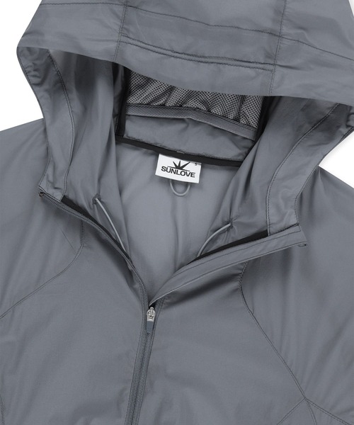 SUNLOVE（サンラブ）の「PERTEX Nimbus Light Jacket（マウンテンパーカー・レディース・ライム/ホワイト/チャコール/グレー・S/M/L/XL）」の14枚目の写真