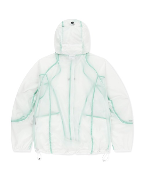 SUNLOVE（サンラブ）の「PERTEX Nimbus Light Jacket（マウンテンパーカー・レディース・ライム/ホワイト/チャコール/グレー・S/M/L/XL）」の5枚目の写真