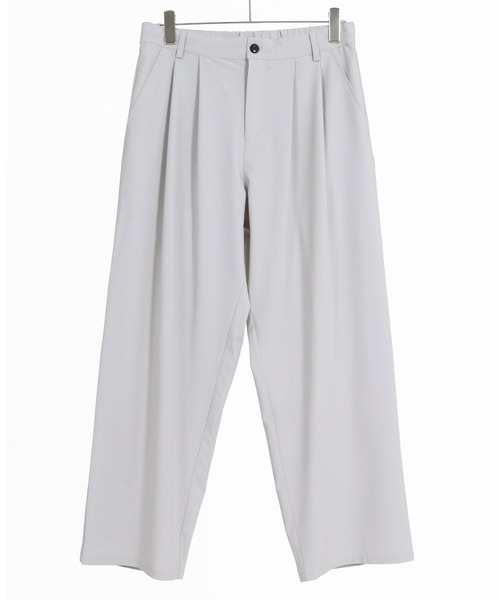 CAMBIO(カンビオ)の「mp15001- 2 way Stretch Mini Ripstop Wide Straight Pants ワイドストレートパンツ(S69526cmb)(その他パンツ・メンズ・ブラック/ライトグレー・L/M/S)」の17枚目の写真