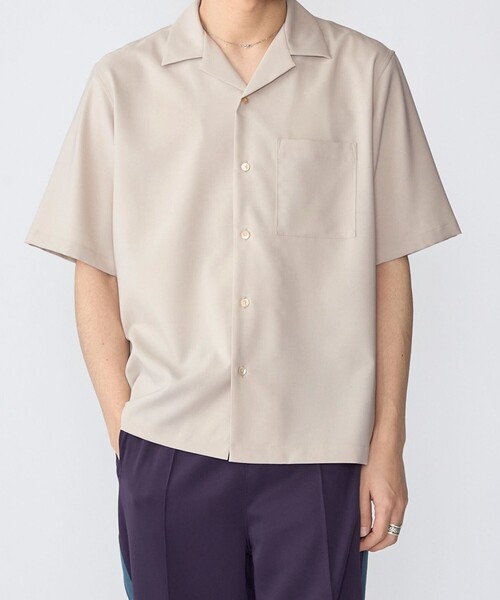 SHIPS: 〈MADE IN JAPAN〉Reflax(R) 5スリーブ オープンカラー シャツ