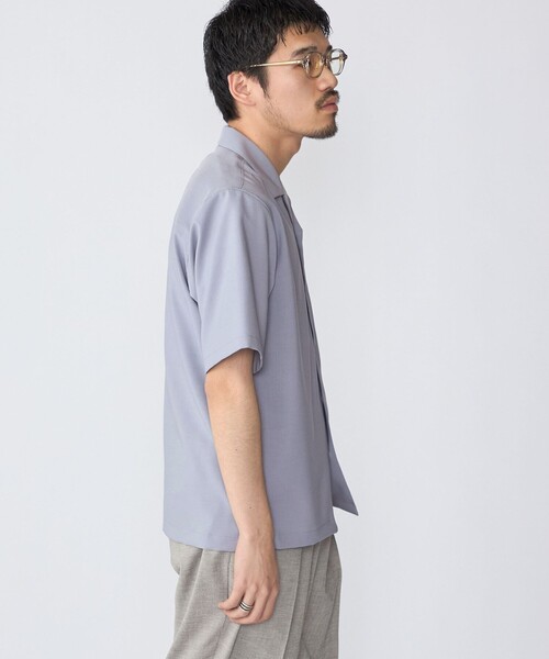 SHIPS(シップス)の「SHIPS: 〈MADE IN JAPAN〉Reflax(R) 5スリーブ オープンカラー シャツ(シャツ/ブラウス・メンズ・ベージュ/ライトブルー/ライトブラウン/ネイビー・SMALL/X-LARGE/LARGE/MEDIUM)」の10枚目の写真