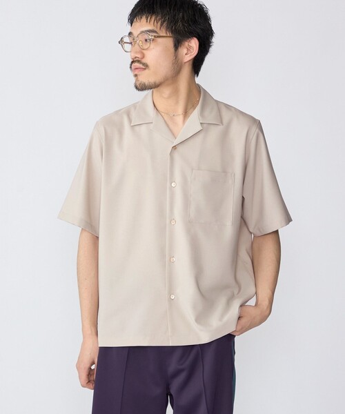 SHIPS(シップス)の「SHIPS: 〈MADE IN JAPAN〉Reflax(R) 5スリーブ オープンカラー シャツ(シャツ/ブラウス・メンズ・ベージュ/ライトブルー/ライトブラウン/ネイビー・SMALL/X-LARGE/LARGE/MEDIUM)」の11枚目の写真