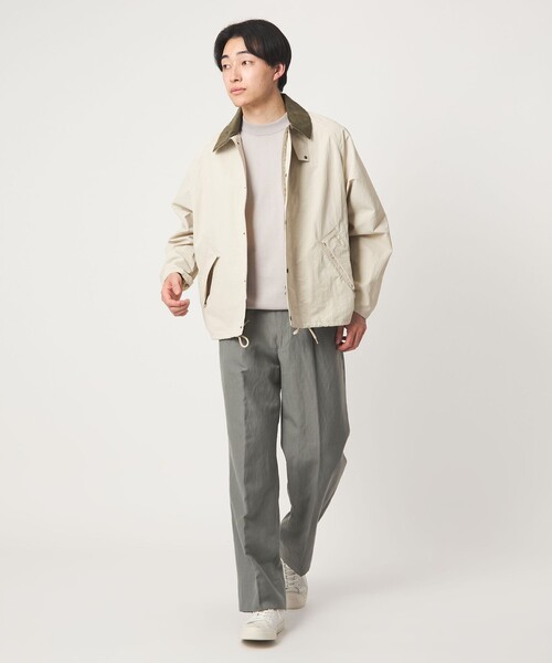 Barbour(バブアー)の「<Barbour>トランスポート ナイロン ジャケット(ナイロンジャケット・メンズ・ブラック/オリーブ/ナチュラル・38/36/40)」の4枚目の写真
