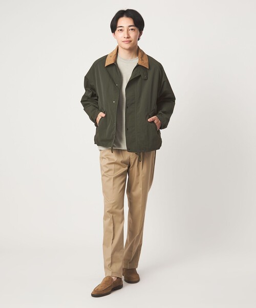 Barbour(バブアー)の「<Barbour>トランスポート ナイロン ジャケット(ナイロンジャケット・メンズ・ブラック/オリーブ/ナチュラル・38/36/40)」の6枚目の写真