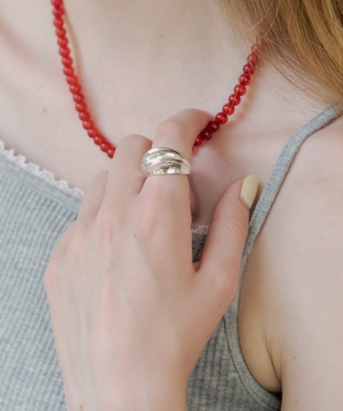 GIUNON(ジウノン)の「twist bold ring / ツイストボールドリング(リング・レディース・シルバー・FREE)」の14枚目の写真